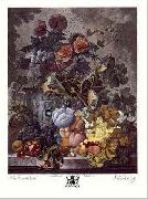 Jan van Huysum Still Life with Fruit and Flowers Sweden oil painting reproduction